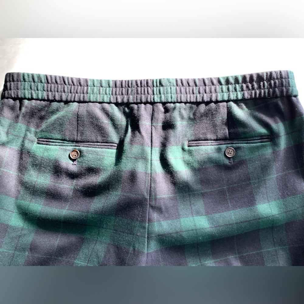 Talbots Lined Wool Blend Tartan Plaid Pants 12 - Picture 5 of 8